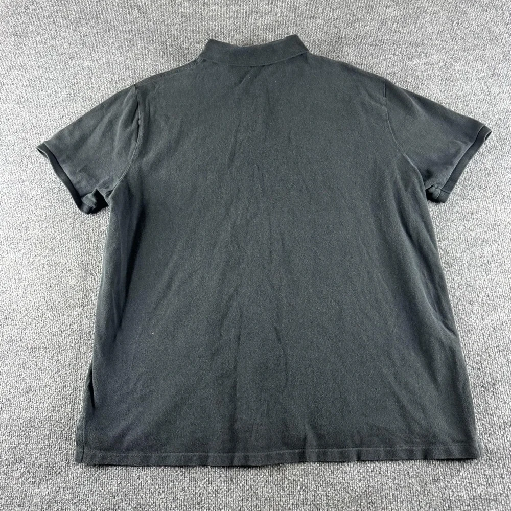 Polo Ralph Lauren Polo Shirt Mens 2XL Black Custom Slim Fit Short Sleeve Cotton